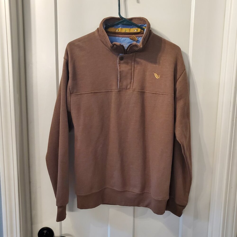 Mack’s Prairie Wings Fleece Buckingham 1/4 zip pullover-Sz Small